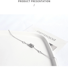 Load image into Gallery viewer, 925 Sterling Silver Shinning Bracelet With Small HandCrafted Icon